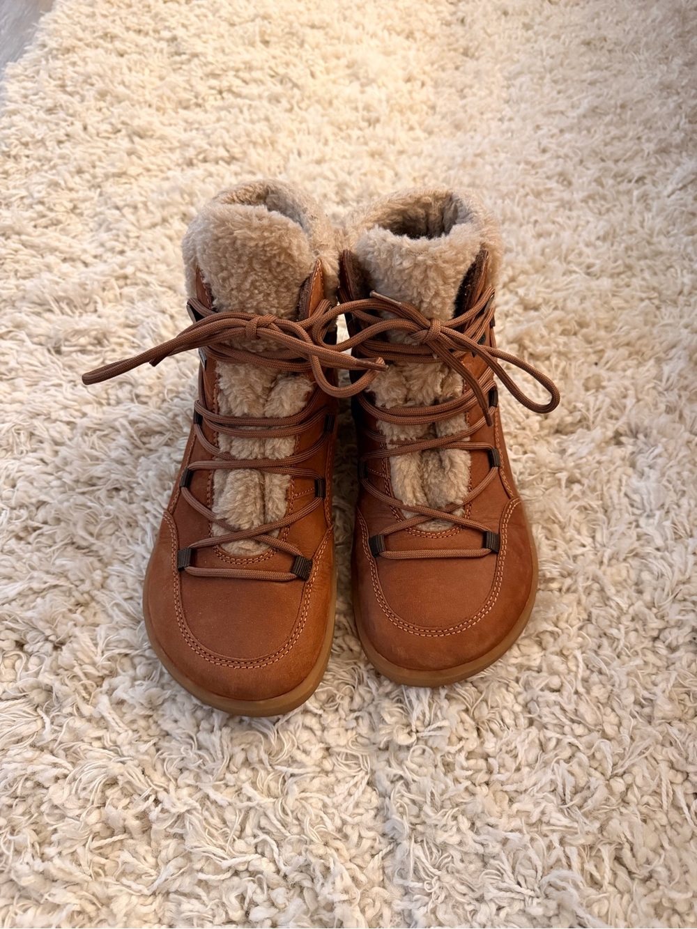 Be Lenka Barefoot Winter Boots In Light Brown - unisex Size 6.5 US | 38 EU